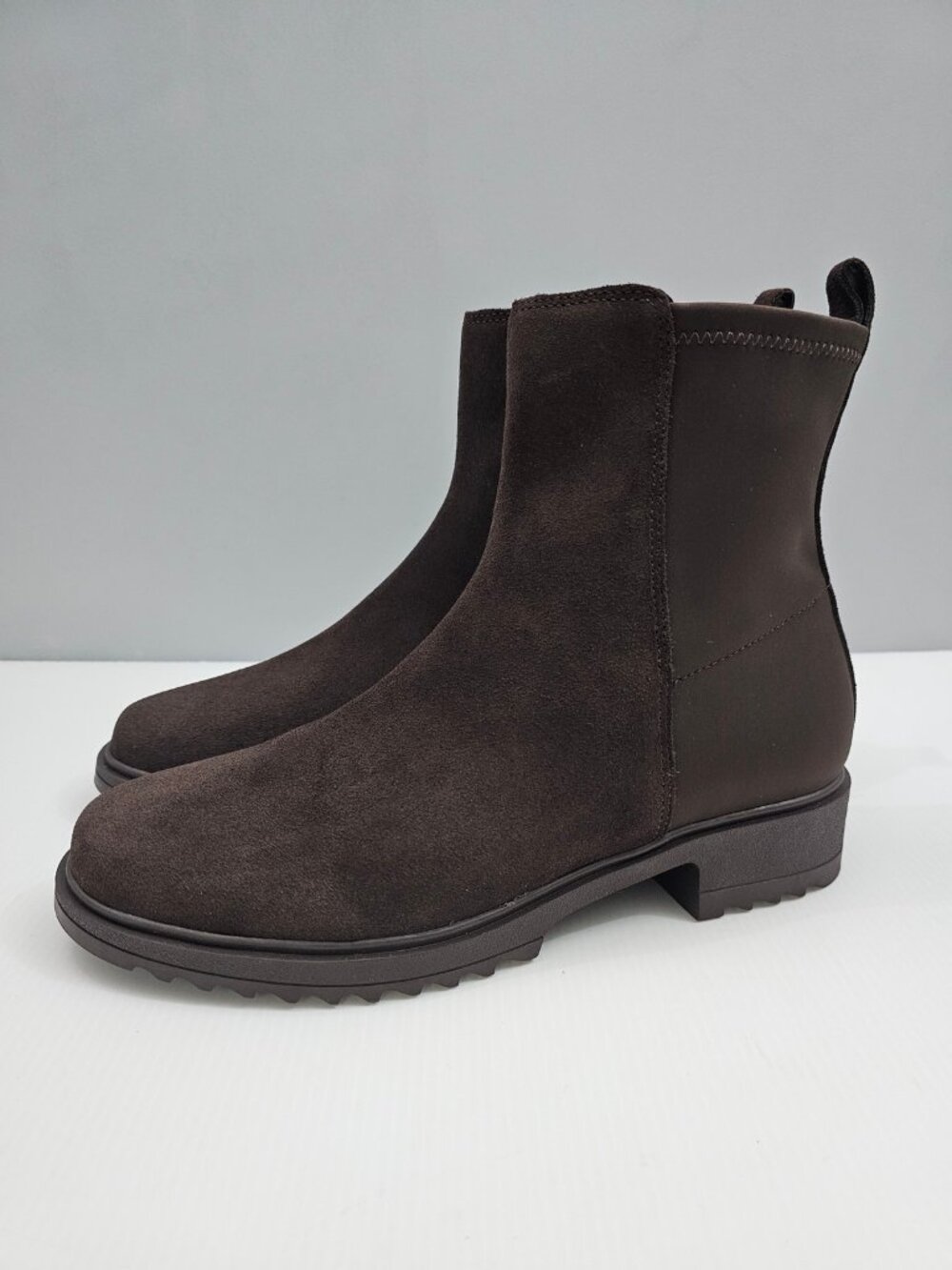 Blondo Cammie Waterproof Ankle Boot Womens 9 Brown Suede Fall Lug Sole NEW